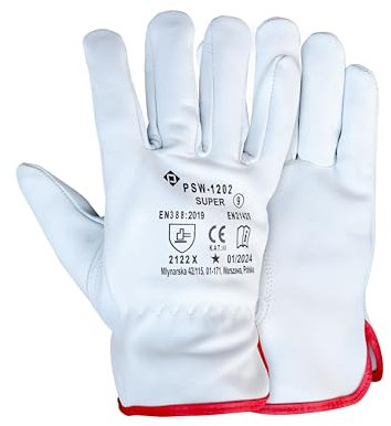 PSW-1202 leather gloves, Safety work gloves, Gardening gloves for mens and women,Thorn proof, Heavy-Duty, Protective gloves, Multipurpose gloves, Comfortable & Breathable. (X-Large (pack of 1))