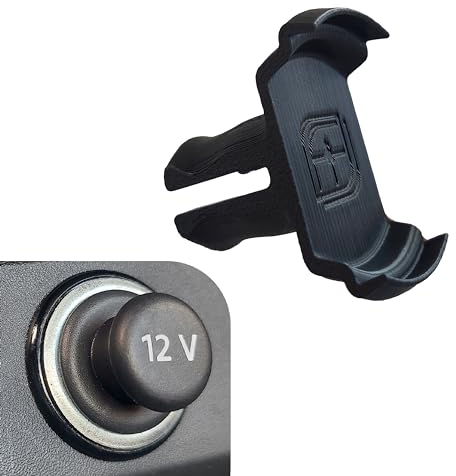 Zigarettenanzünder Halterung passend für OOONO CO-Driver NO1 KFZ 12V Steckdose Armaturenbrett Mittelkonsole Blitzerwarner Auto Zubehör