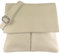 modamoda de T63LEDER Damen Leder Umhängetasche Schultertasche handmade in Italy, Farbe:Creme