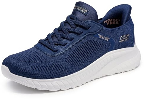 Skechers Damen Hands Free Slip-ins Bobs Squad Chaos-Current MuseSneaker