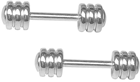 Alasum 2stücke Mini-Sport-hantel Aus Metall Lebensgroßes Hantel-modellspielzeug Für Mini-häuser Modellierungsdetails Spielzeug