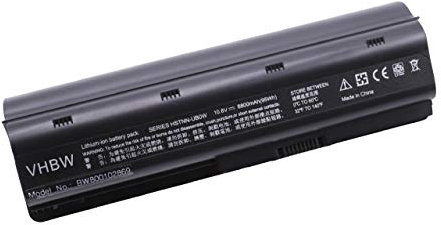 vhbw Batterie Compatible avec HP CompaQ G72-b02SA, G72T-200, G72-a60SF, G72-b15, G72-b01EA, G72-a55SF Ordinateur Portable (8800mAh, 10,8V, Li-ION)