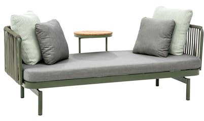 dasmöbelwerk Lounge Sofa Milano Multifunktionssofa inkl. Tisch Rope Loungemöbel Gartenlounge