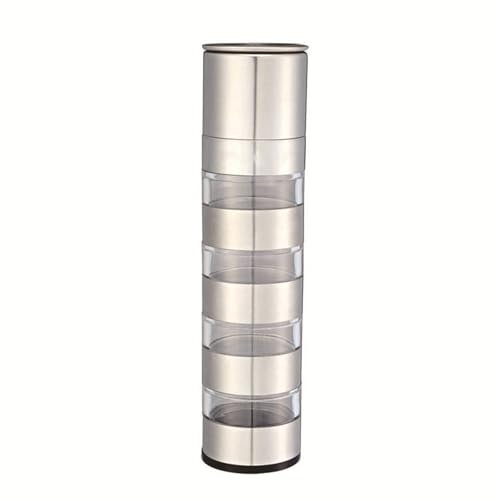 Limtula Spices Jar For Kitchen Seasoning Bottle Clear Spices Tower Spices Box Stackable Condiment Organizers Spices Container