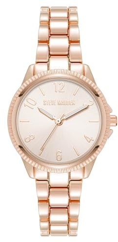 Steve Madden Orologio da donna, Oro rosa