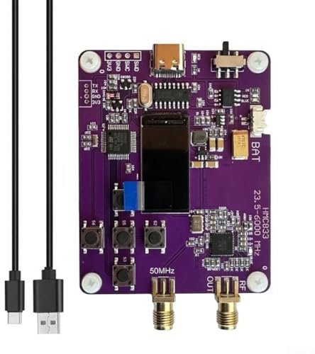 generatore di segnale di 6GHz rf con per l'esposizione oled, gamma di frequenza 23 5MHz 6000MHz, potenza di uscita regolabile