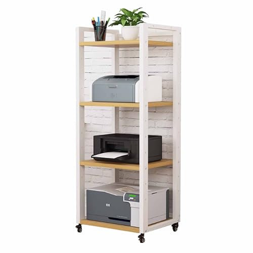 140 cm hoher AV-Medienschrankständer, Stereo-Racks, Audio-Tower-Rack, Eck-TV-Ständer, modernes Audiokomponenten-Rack für Wohnzimmer, Gaming, Aufnahmeraum (roter Nussbaum, 6 Ebenen, H 55,1 Zo