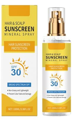 Haar- und Kopfhautschutzspray LSF 30, Sonnenschutz Für Die Kopfhaut, Nicht Fettend, Für Die Haare Und Beugt Troc, Erhält die Vitalität und Feuchtigkeit des Haares (1)