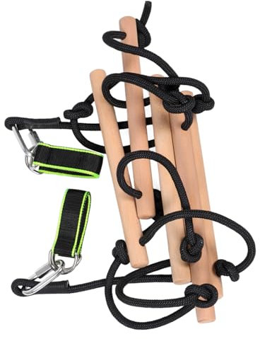 YARNOW 1 Set Outdoor Rope Ladder for Climbing Frame Playground Accessories for Active Play Versatile Design Enhances Balance and Agility Easy Assembly for Treehouse Fun