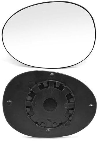 TTCR-II Spiegelglas Kompatibel mit Citroen C1/Peugeot 107/Toyota Aygo 05-13 | 107 Seitenspiegel, 2005-2013 C1 Beifahrerseite Ersatz Spiegelglas Aygo Außenspiegel Glas 8151HW/879080H01-Links