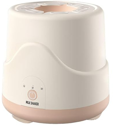Milk Shaker Mixer, Electric Milkshaker, Food Grade Milk Mixer, Rechargeable, Non-Slip Milk Bottle Shaker for Outdoor Indoor Travel