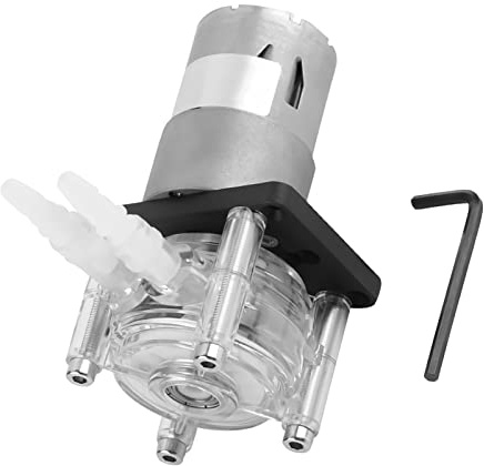 Generic Bomba Peristáltica DC 12V de Alto Flujo para Acuario y Laboratorio, Funcionamiento Silencioso y Fácil Mantenimiento