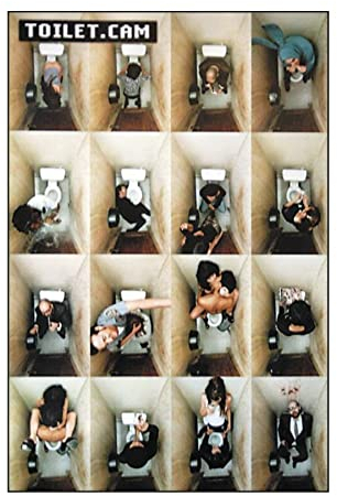 Close Up Toilet.Cam Poster (61cm x 91,5cm) + Geschenkverpackung. Verschenkfertig!