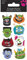 Sandylion Little Monster Faces Sammelalbum Essential handgefertigt Aufkleber