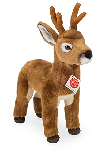 Teddy Hermann 90838 REH-Bock 30 cm, Kuscheltier, Plüschtier mit recycelter Füllung