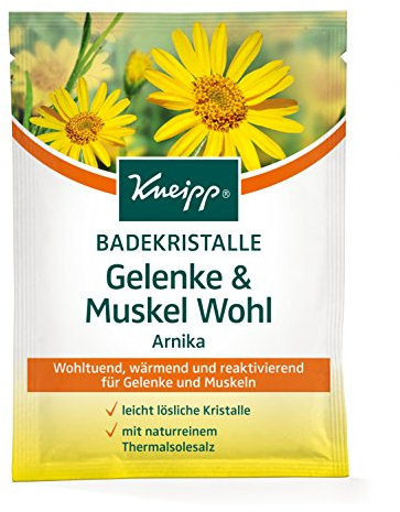 Kneipp Gelenke & Muskel Wohl, 6er Pack (6 x 60 g) - Badezusatzkristalle mit Rosmarin-Pinus-Cabreuva-Duft - Entspannung, Muskelentspannung, Schmerzlinderung