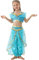 Lito Angels Prinzessin Jasmin Kostüm Kleid Verkleidung für Kinder Mädchen Größe 6-7 Jahre A