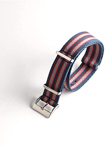 ALMVIS Canvas Armband Universal Watch Strap Fit for SKX007 Seamaster 300 Bond Kaliber Armband Zubehör 20mm 19mm Zulu NATO Nylon 007(2,19mm)