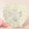 Atyhao Romantische herzförmige Ehering-Box Rose Ring Ring Kissen Kissen Ring Träger Kissen(#2)