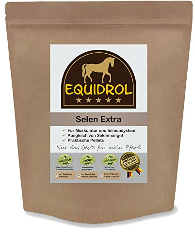 Equidrol Selen Extra für Pferde 750g - Für Muskulatur und Immunsystem beim Pferd - Bei Selenmangel