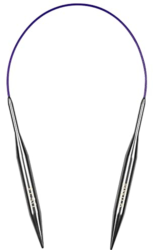 Coopay Rundstricknadeln 40 cm, 9,0 mm Stricknadeln Rundstricknadel Edelstahl Rundstricknadeln mit Flexibel Kabel, Robust Rund Stricknadeln für Socken Pullover Ärmel, Kragen & Klein Projekte