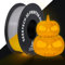 GEEETECH PLA Filament 1.75mm, Glows Orange-Gelb in the Dark, 3D Drucker Filament 1kg Spool