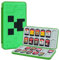 TIKOdirect Custodia per carte da gioco per Nintendo Switch/schede SD, 24 switch per carte da gioco, supporto portatile con guscio rigido carino con chiusura magenica, verde