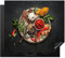 KitchenYeah© Protection Plaque Cuisson Deco Cuisine Cache Induction 59x52 cm Protège Pour Cuisiniere Protection Épices - Poivre - Cuillères - Légumes