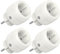 Smart WLAN Steckdose mit Sprachsteuerung Timer, Smart Home WiFi Steckdose funktioniert mit Alexa, Google Home, Nur 2.4GHz WiFi, 16A/3680W, 4er Pack