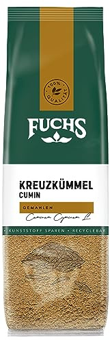 Fuchs Gewürze - Kreuzkümmel gemahlen im recyclebaren Nachfüllbeutel - 50 g