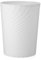 Alipis Small Bedroom Bin, Modern Nordic White Bathroom Bin with Lid, Small Plastic Bin for Home Bedroom Living Room Office Kitchen Bathroom, 12L