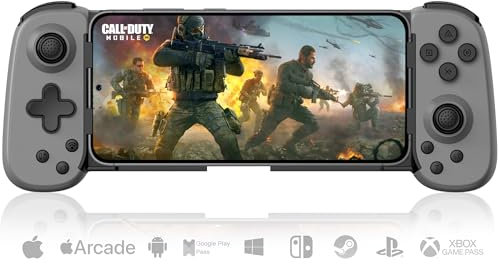 Joso Controller di gioco mobile per iPhone/Android/PC/Switch/PS4/PS3, joystick Bluetooth Gamepad con Turbo/giroscopio/vibrazione a 6 assi, Play Call of Duty, Roblox, Genshin Impact, Cloud Gaming,