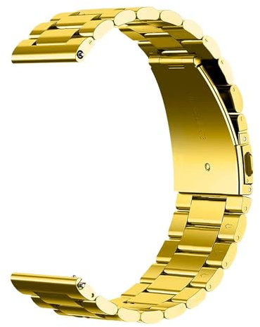 OcioDual Bracelet de Montre Homme Bracelet Métallique Acier Inoxydable Couleur Or 22mm Bracelet Montre, Montre homme, Bracelet Homme, Bracelet Montre Connectée Bracelets Universels