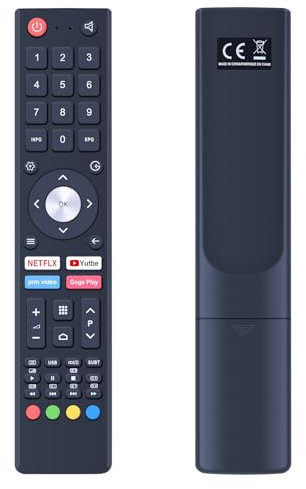 GOUYESHO Nuovo Telecomando di ricambio per Remote control Kunft United OK. LED32HS72A9 LED42HS72A9 LED24HS72A9 LED32HS82A11 ODL32770H-TAB ODL24770H-TAB ODL32950HC-TAB K5417H32H K5418H40F K5416H24H