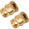Gosknor 2pcs Pressure Washer Adapter, 1/4 Quick Connect Socket to 1/4 Inch FNPT Quick Connect Pressure Washer Fittings Power Washer Coupler Quick Connect Hose Accessories
