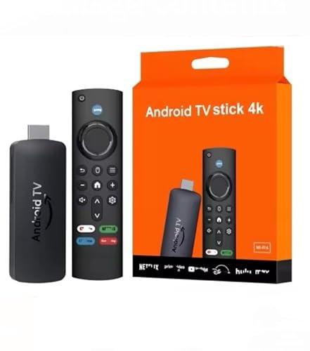 4K Android TV Stick, Android 10, Dual WiFi 2.4G/5G, Media Player for Netflix, YouTube