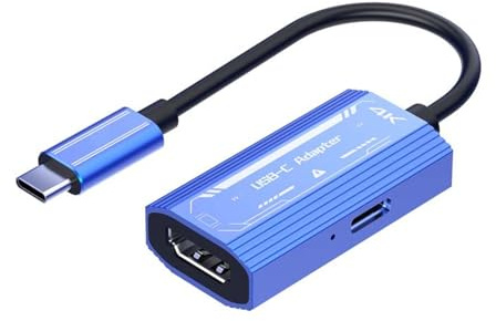 VBESTLIFE USB C AR/XR Smart Gläses Adapter 4K 60Hz PD3.0 100W, Typ C Dockingstation für Xreal, für für ROG -Verbündeten, für Switch, Projektoren, PC