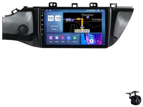 RICUSHN Android 14 Doppio DIN Car Stereo Radio per K-IA Rio 2016-2019 GPS Navigatore Satellitare 9 Lettore Video Multimediale Built-in DSP FM BT WiFi SWC 4G 5G Carplay Plug And Play,M100s
