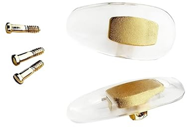 Nose Pads Replacement for Gucci Eye Glass Sunglass Frames with Screws 14mm | Gold,repair kits