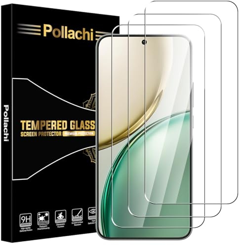 Pollachi [3 Stück Schutzfolie für Honor X9d,Honor Magic 8 Lite 5G Panzerglas Glasfolie,9H Härte,Anti-Kratzen,Anti Fingerabdruck,Displayschutzfolien Panzer Schutz Glas