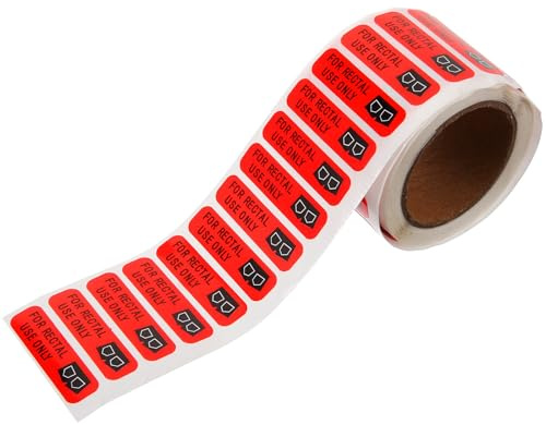 HEALLILY Rectal Use Only Waterproof Sticker Labels 500pcs Roll Funny Prank Decal Stickers for Office, Party, and DIY Lettering