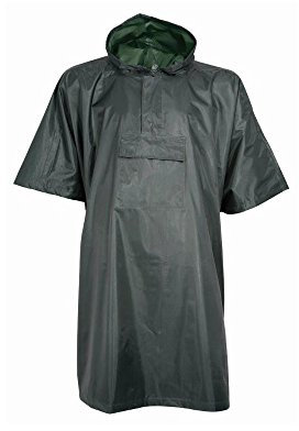 Percussion Regenschutz Poncho (Grün - Kaki)