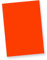 Neonpapier Extrem Grell NEON Rot 100 Blatt DIN A4, 80 g/qm Briefpapier, Leuchtpapier Party Deko Bastel Papier