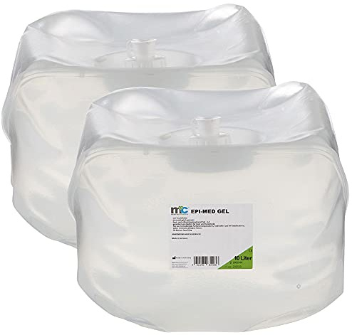 Medicalcorner24 IPL Gel Epimed, IPL Kontaktgel für Haarentfernung, 2 x 10 Liter Cubitainer