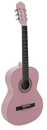 DIMAVERY AC-303 Klassikgitarre, pink | Klassische Gitarre 4/4