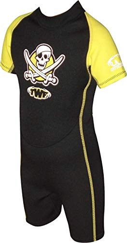 TWF Children's Pirate Wetsuit, Yellow, 2-3 Year Manufacturer size K0 UK