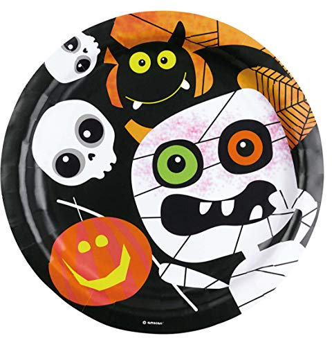 Friendly Mummy Paper Plates 23cm (includes 8)