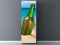 Pegatinas Vinilo para Frigorífico Cerveza en la Arena | Varias Medidas 200x60cm | Adhesivo Resistente y de Fácil Aplicación | Pegatina Adhesiva Decorativa de Diseño Elegante