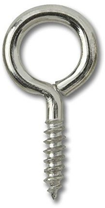 Fort Fasteners Curtain Wire Eyes 23mm x 2.0mm Steel Premier 120 Eyes