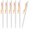 iBasingo Titanlegierung Zelt Pegs Titan Heringe Camping Zelt Stakes Outdoor Markisen Pins Leichte Heavy Duty Zelt Nagel Wandern Backpacking Reisezubehör 6 Stück/Lot 24cm Ti4012PM